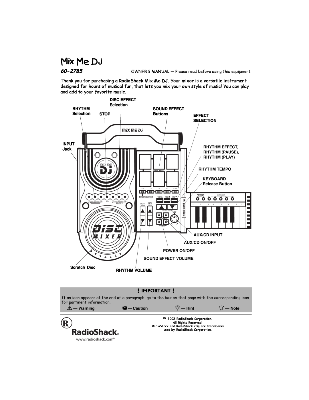 Radio Shack 60-2785 manual #+/2146#06#, ZiïVï5 