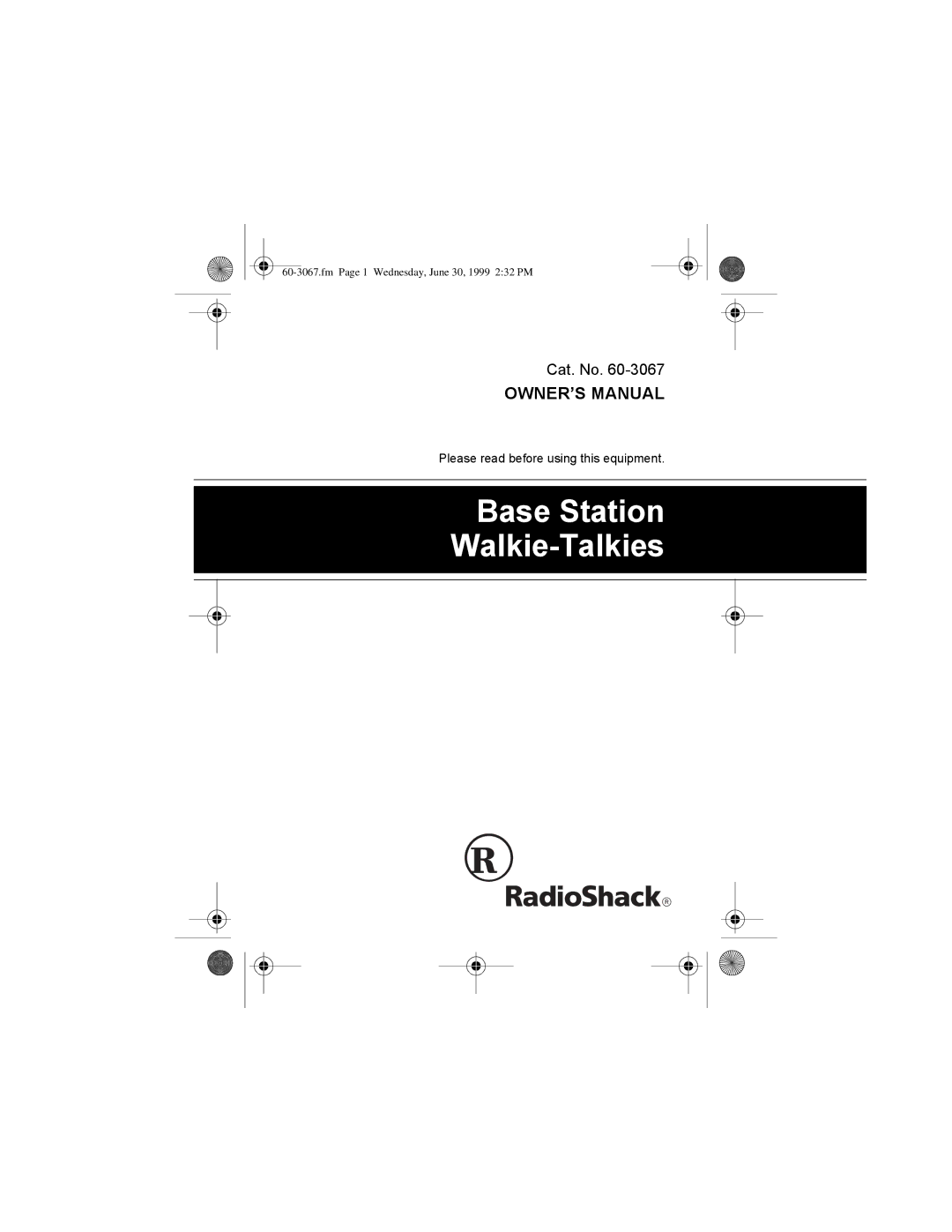 Radio Shack 60-3067 manual DVHý6WDWLRQ DONLHð7DONLHV 