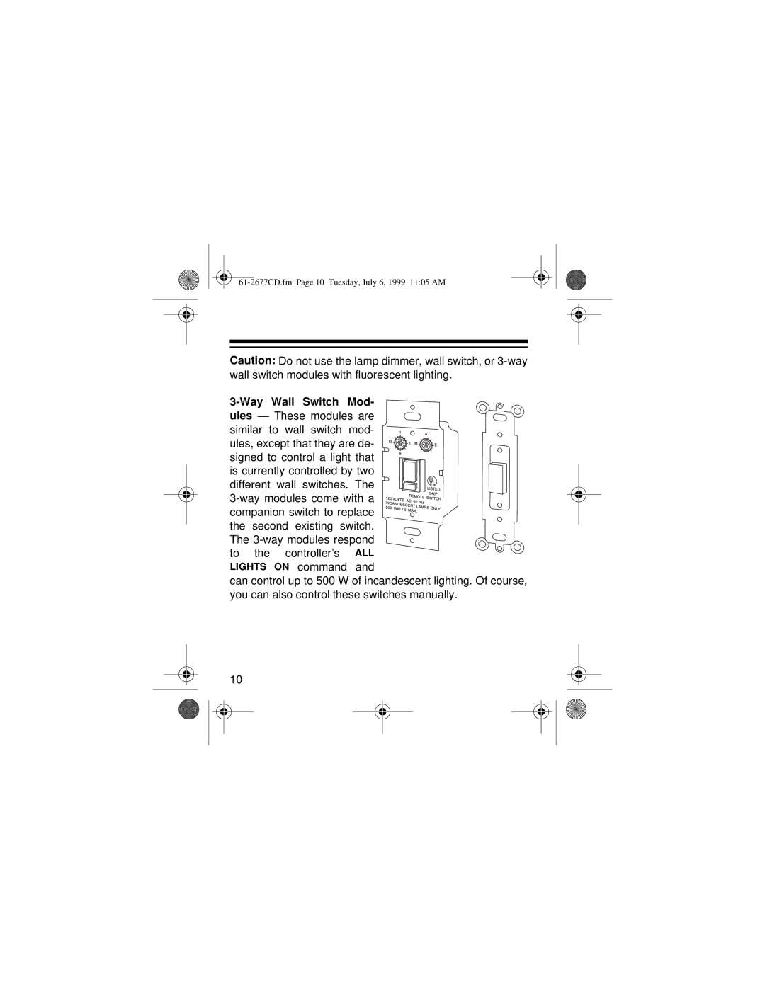 Radio Shack owner manual 61-2677CD.fm Page 10 Tuesday, July 6, 1999 1105 AM 