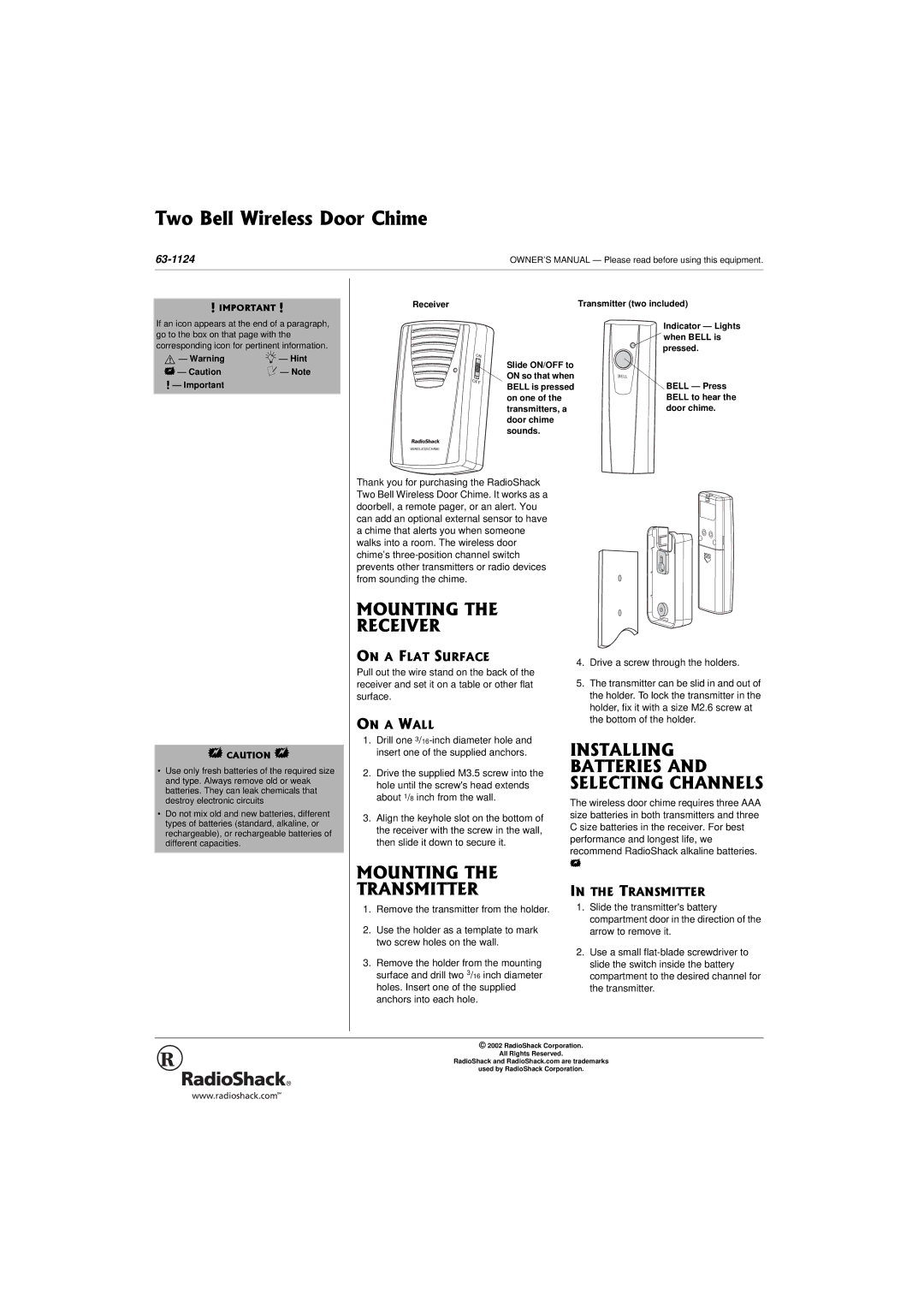 Radio Shack 63-1124 owner manual 1706+06* 4%+84, 1706+06* 64#05/+664, +056#..+0 $#664+5#0& 5.%6+0%*#00.5 