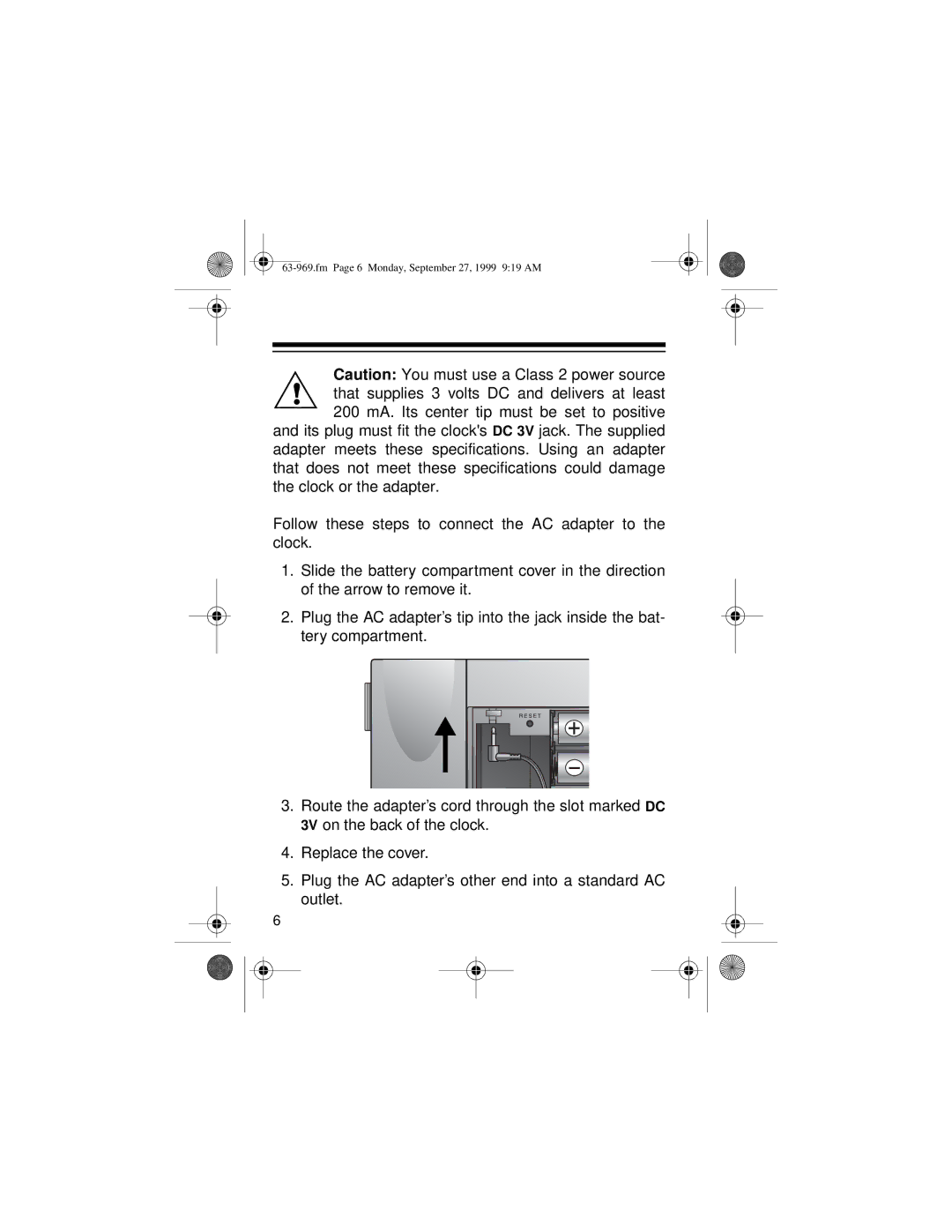 Radio Shack 63-969 owner manual Fm Page 6 Monday, September 27, 1999 919 AM 