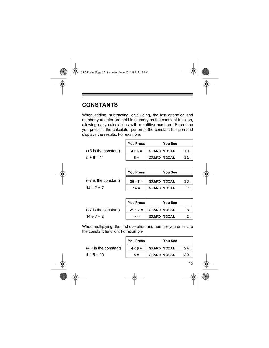 Radio Shack 65-541 manual 2167$176ý 