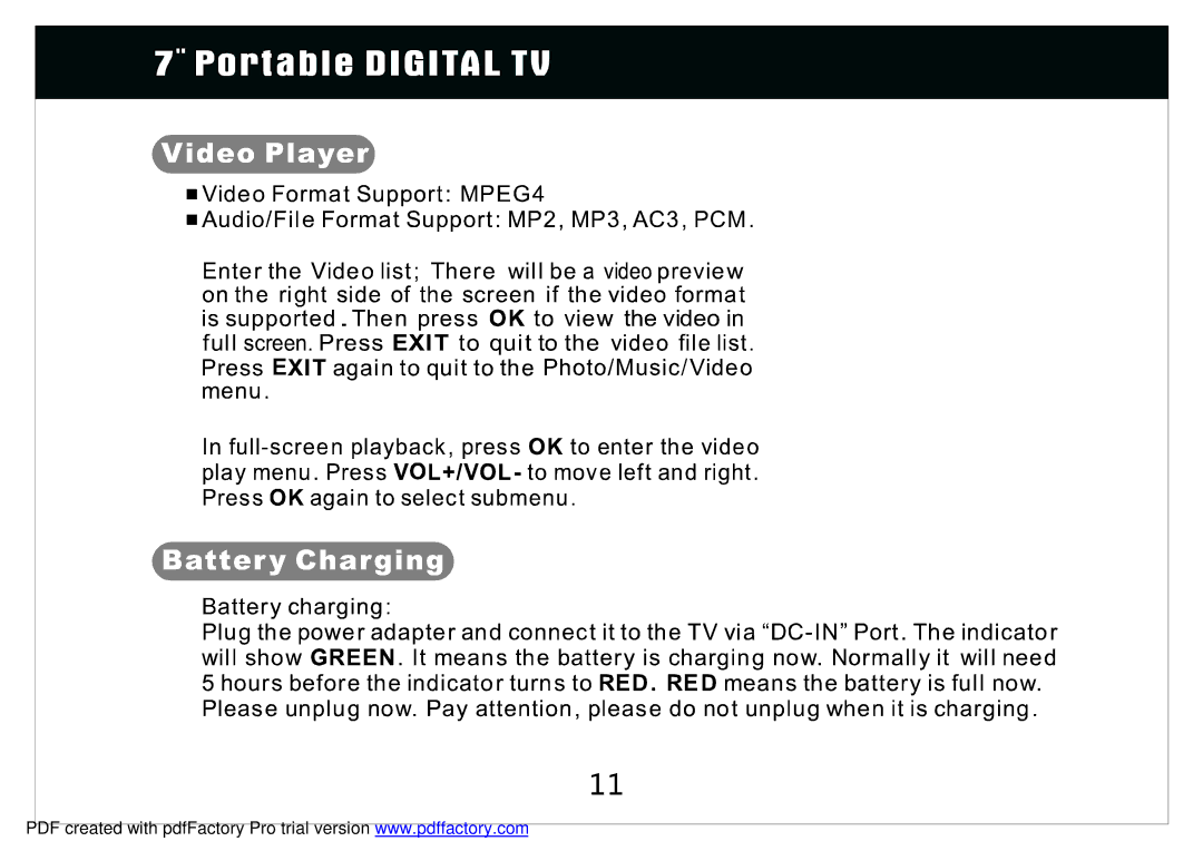 Radio Shack 780PTV manual 