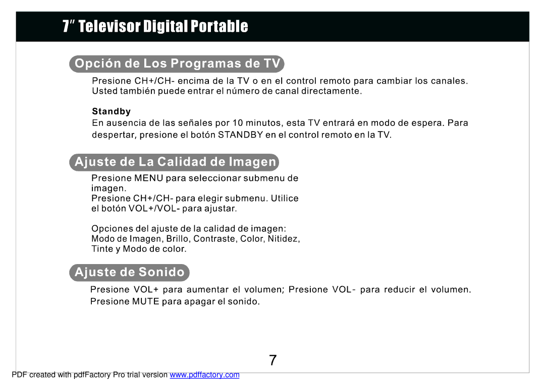 Radio Shack 780PTV manual 