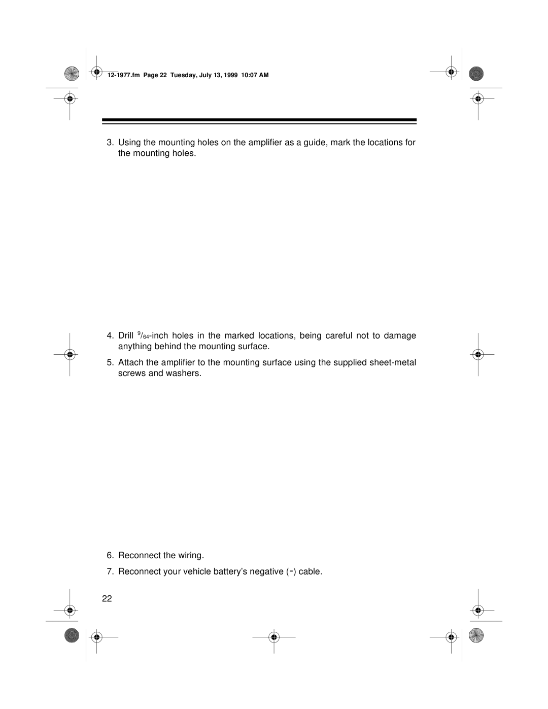 Radio Shack 85 owner manual Fm Page 22 Tuesday, July 13, 1999 1007 AM 