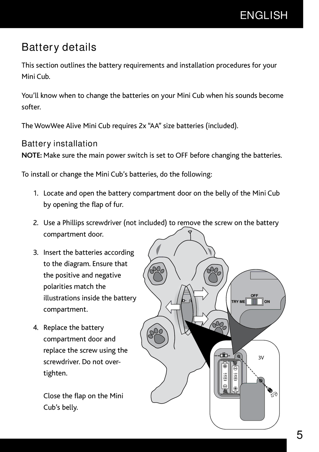 Radio Shack 9108, 9114, 9109, 9107 Battery details, Battery installation, MaPhpPeboFbgbnkjnbkl+qÀÁlbsZmmkbl!bg\en 