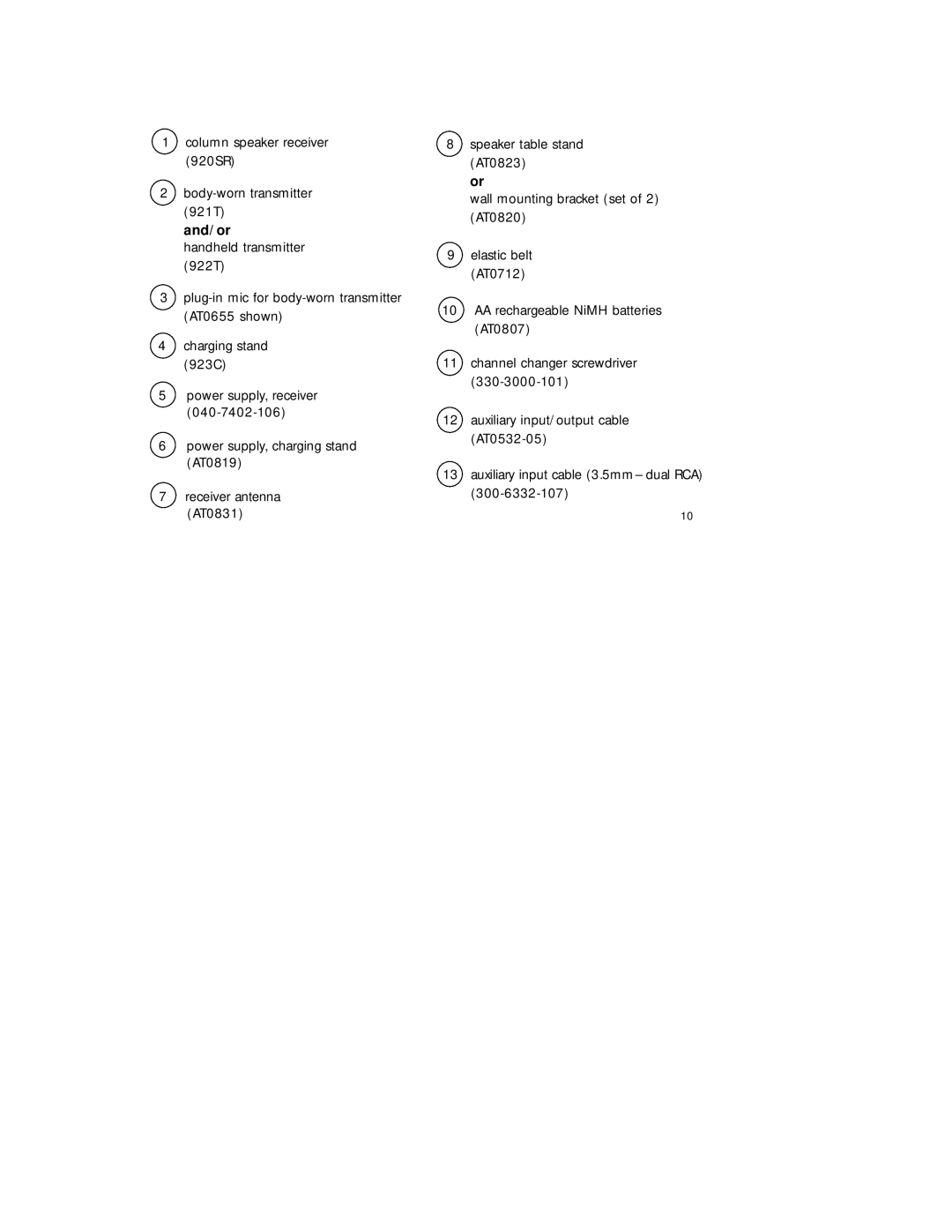 Radio Shack 920SR manual And/or 