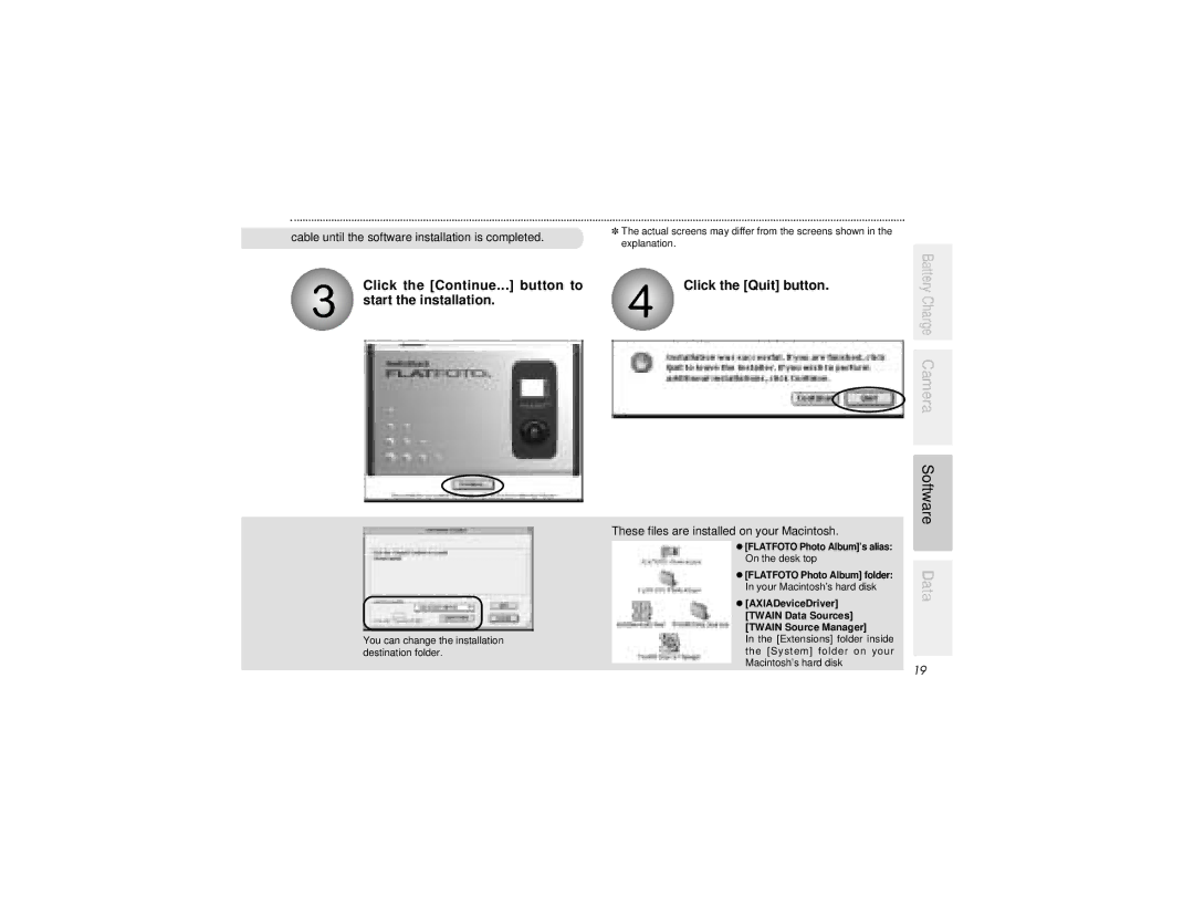 Radio Shack B-020405 owner manual Cable until the software installation is completed 