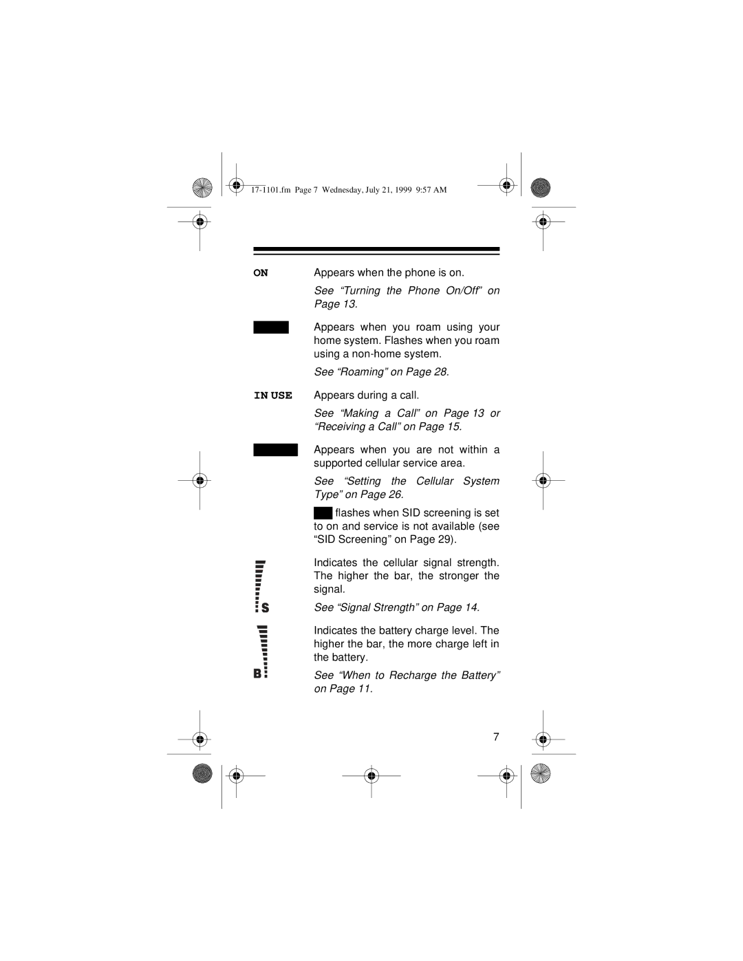 Radio Shack CT-400 owner manual Roam 