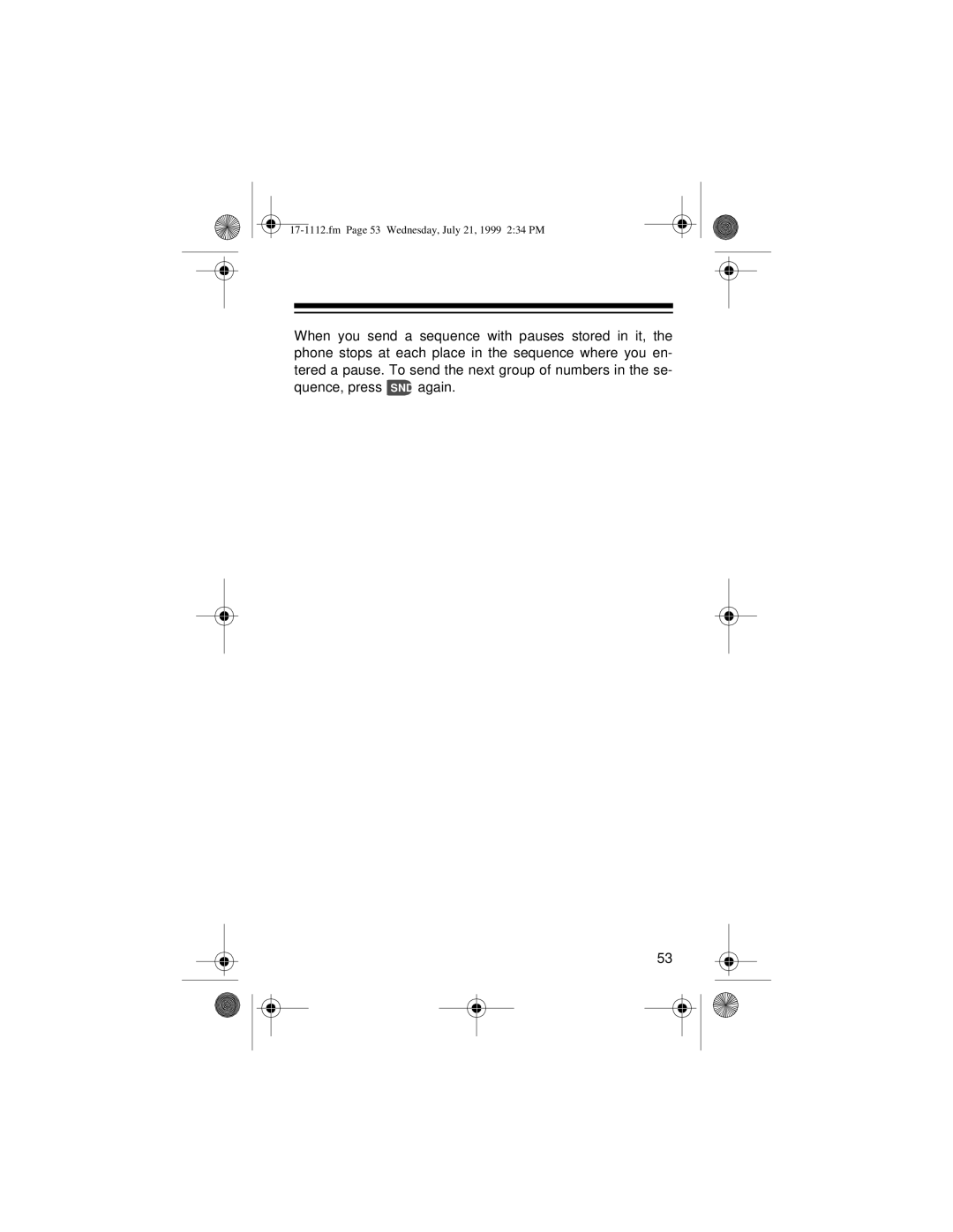 Radio Shack CT-503 owner manual Fm Page 53 Wednesday, July 21, 1999 234 PM 