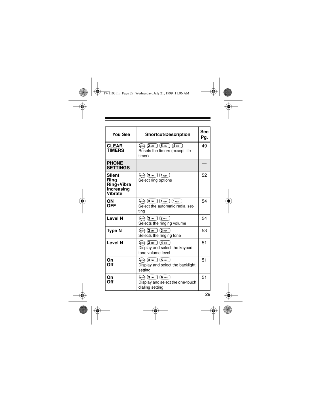 Radio Shack CT-600 owner manual Clear 