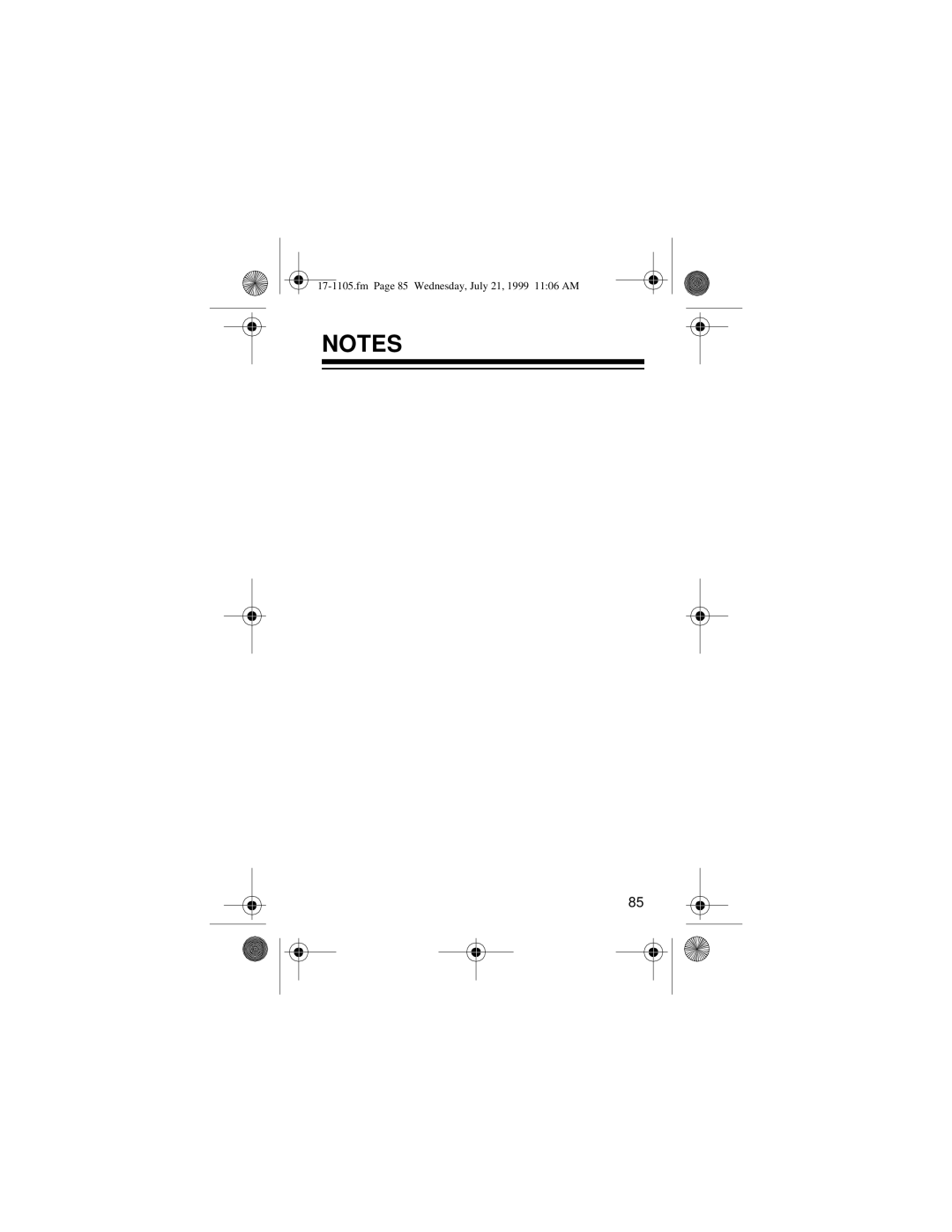 Radio Shack CT-600 owner manual Fm Page 85 Wednesday, July 21, 1999 1106 AM 