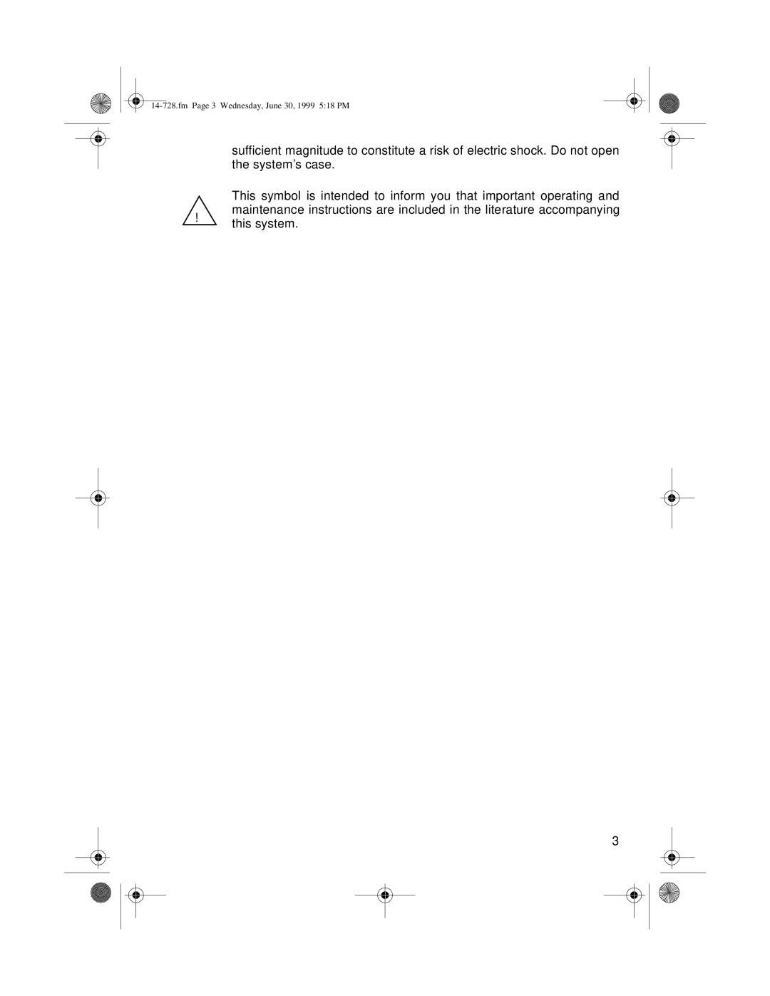 Radio Shack CTR-98 owner manual Fm Page 3 Wednesday, June 30, 1999 518 PM 