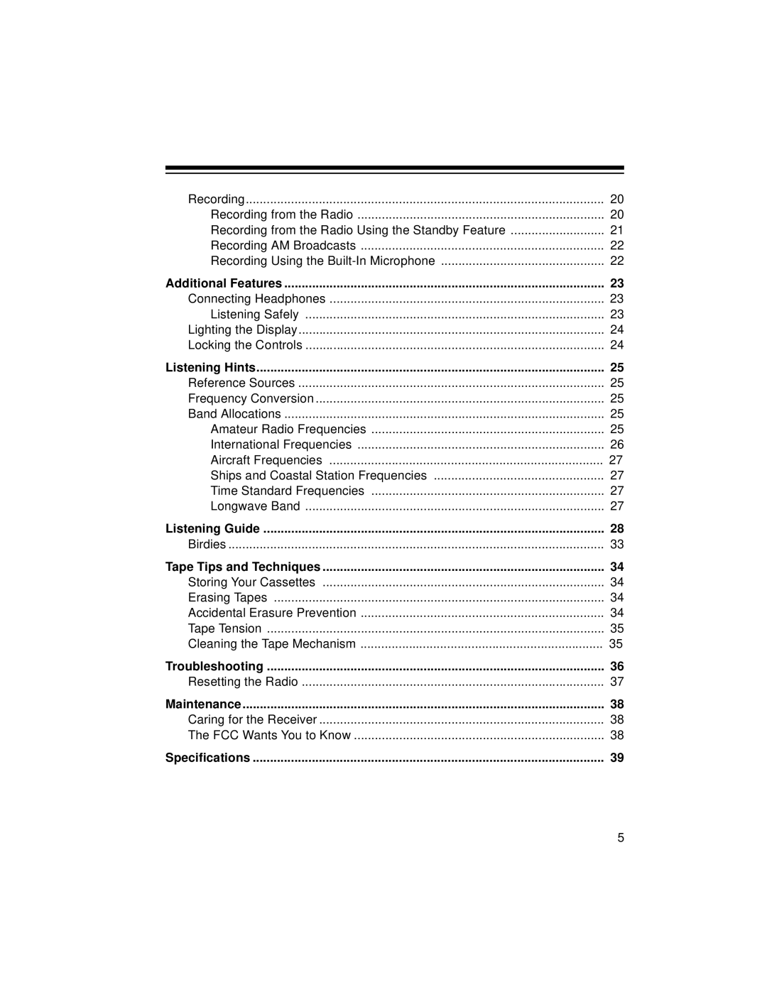 Radio Shack DX-392 owner manual Reference Sources Frequency Conversion 