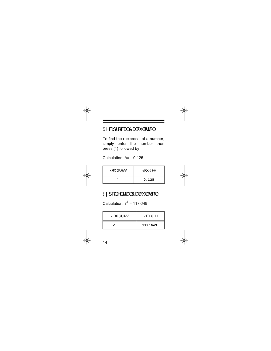 Radio Shack EC-293 manual DOFXODWLRQãýìîåý ýíïìëèý, DOFXODWLRQãýæçý ýììæñçéä 