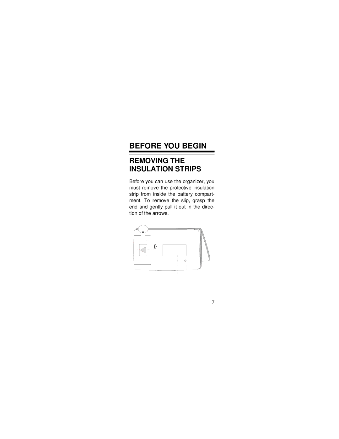 Radio Shack EC-295 owner manual Before YOU Begin, Removing the Insulation Strips 