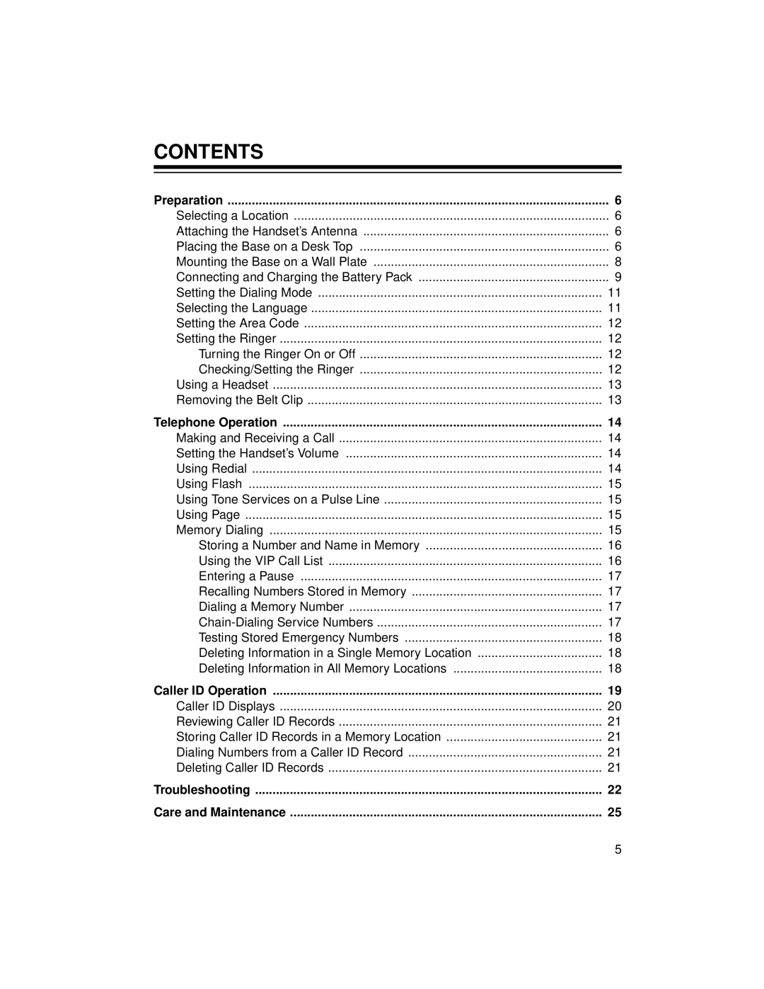 Radio Shack ET-1105 owner manual Contents 