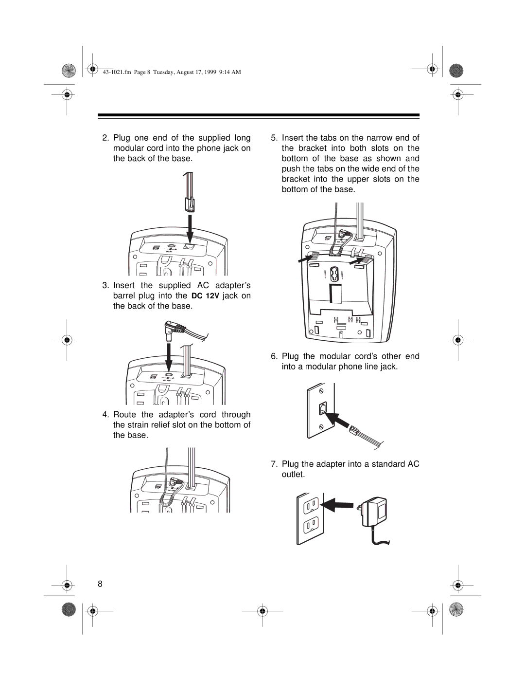 Radio Shack ET-521 owner manual Fm Page 8 Tuesday, August 17, 1999 914 AM 