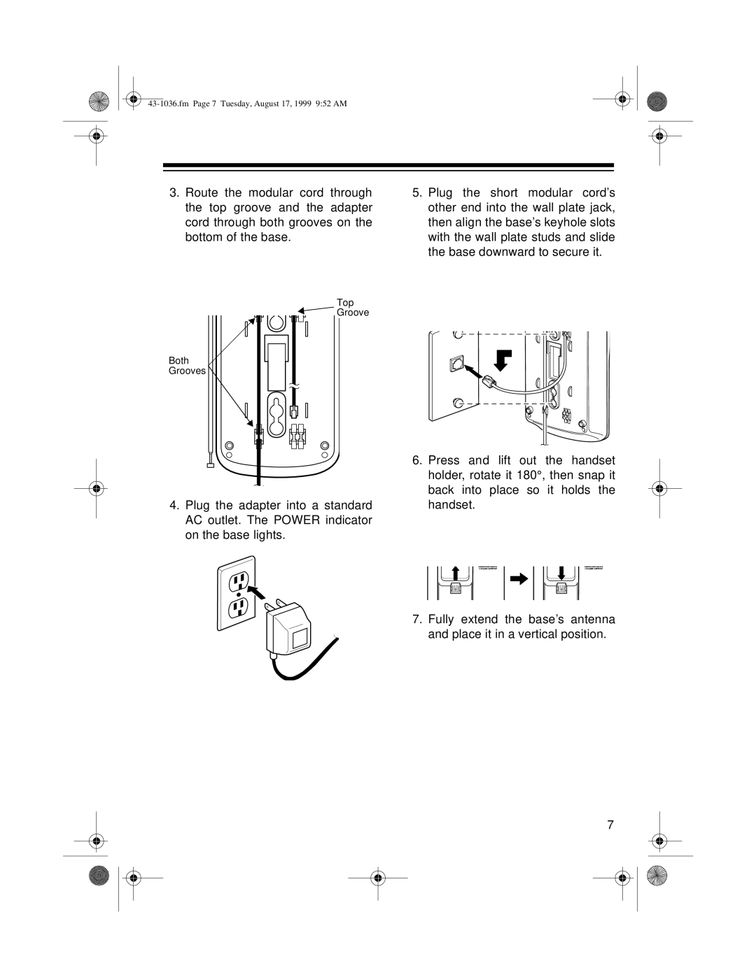 Radio Shack ET-536, ET-549 owner manual Top Groove Both Grooves 