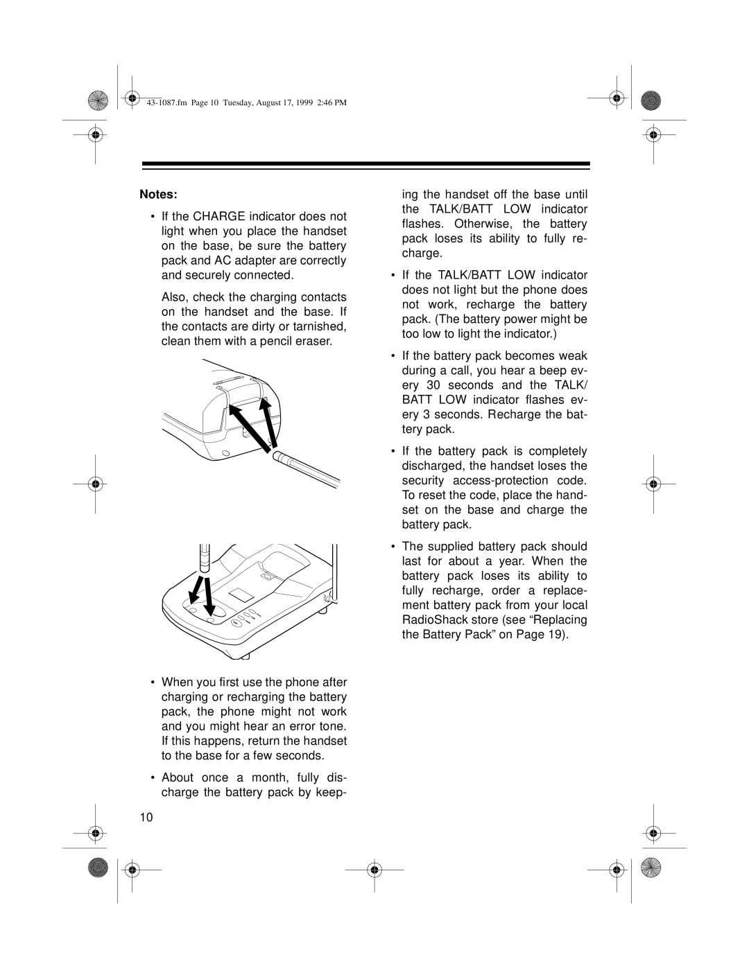 Radio Shack ET-917 owner manual Fm Page 10 Tuesday, August 17, 1999 246 PM 