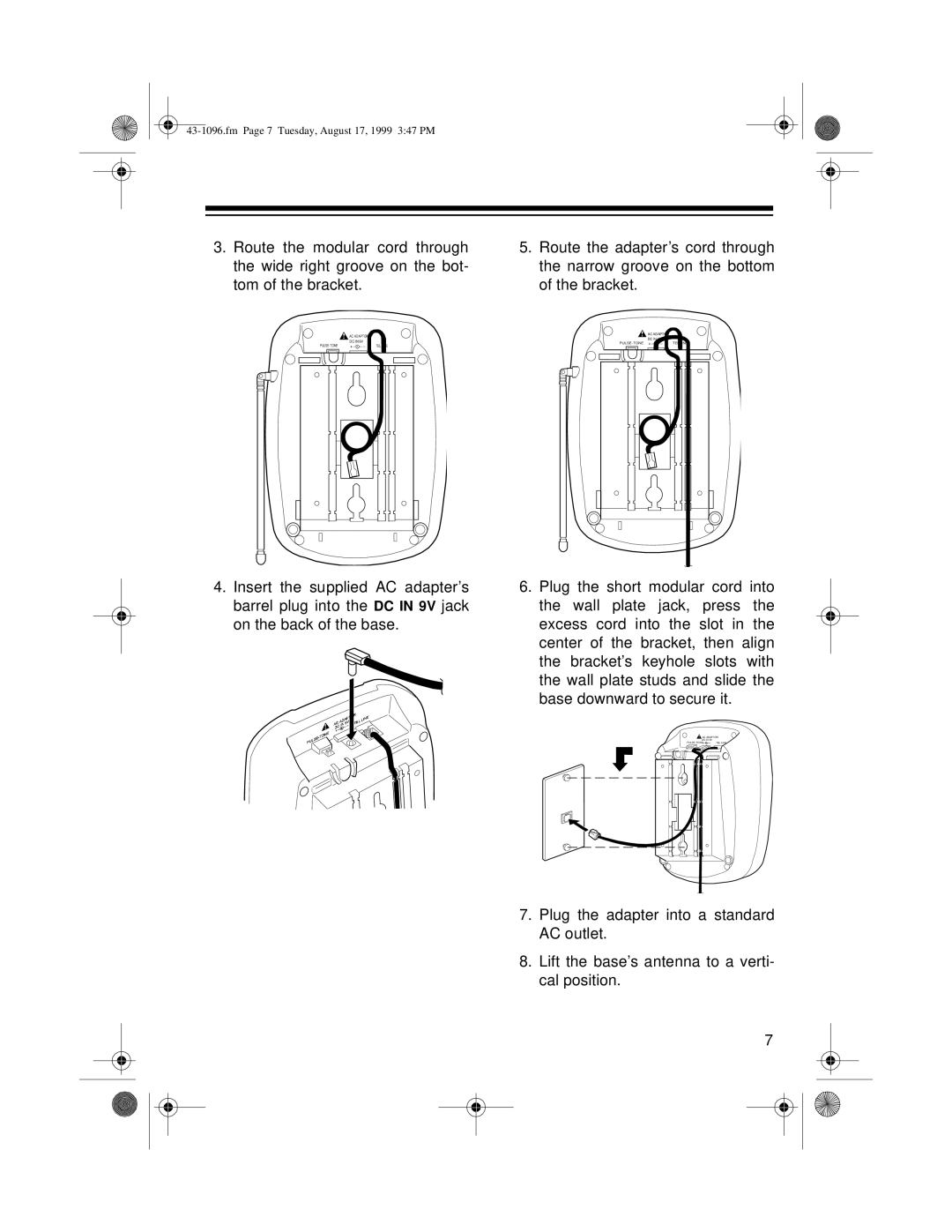 Radio Shack ET-926 owner manual Fm Page 7 Tuesday, August 17, 1999 347 PM 