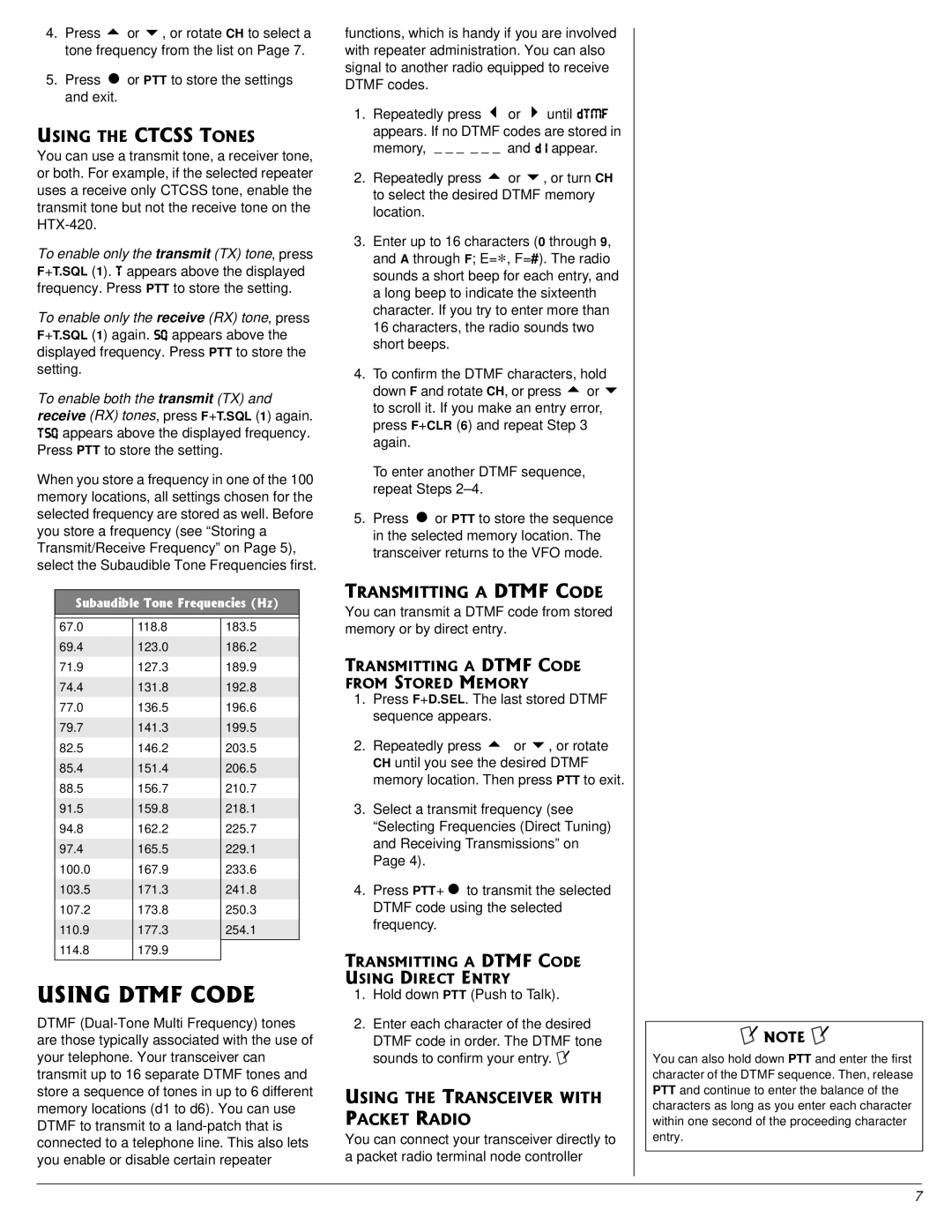 Radio Shack HTX-420 owner manual 75+0&6/%1, 75+06*%6%556105, 64#05/+66+0#&6/%1, 75+06*64#05%+849+6* 2#%-64#&+1 