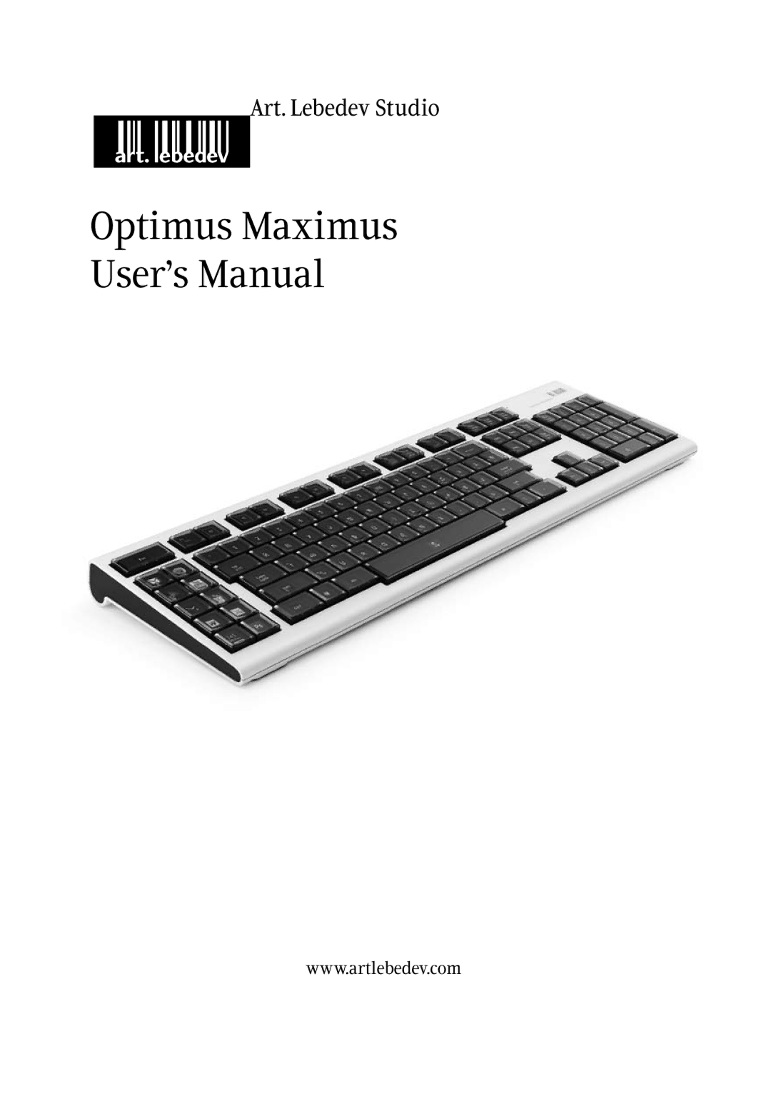 Radio Shack Keyboard user manual Optimus Maximus User’s Manual 