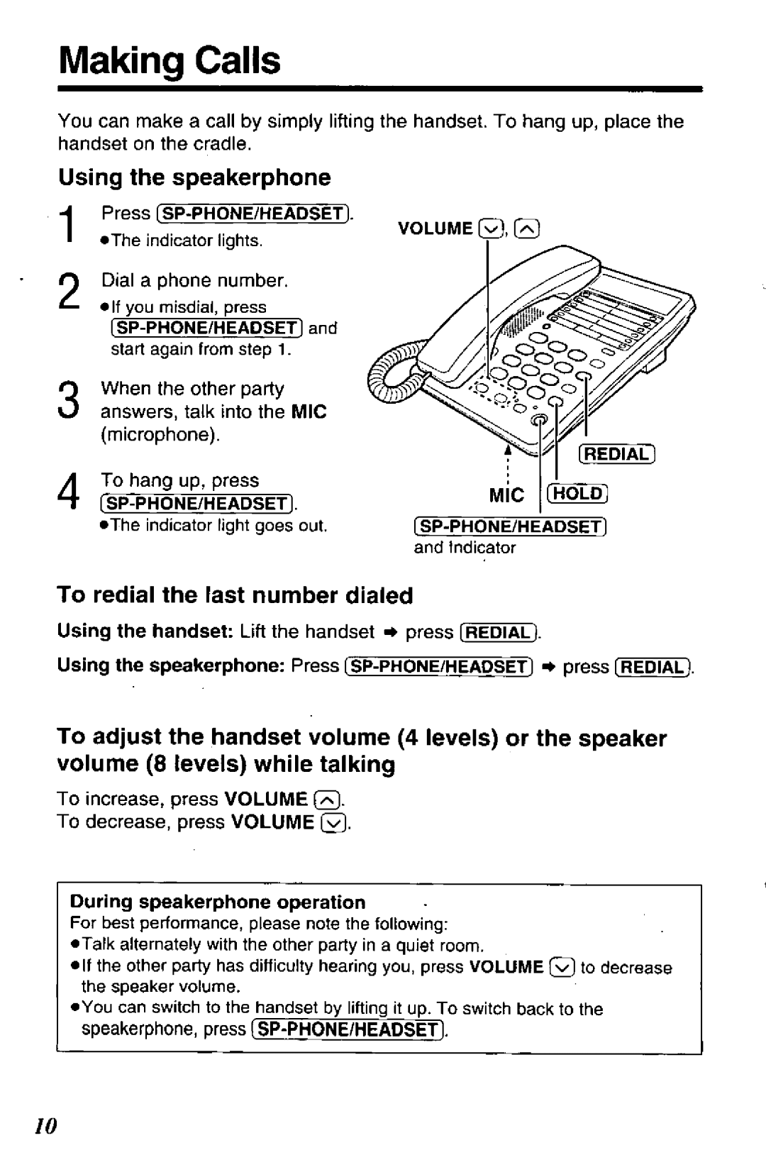 Radio Shack KX-TS105B, KX-TS105W manual 