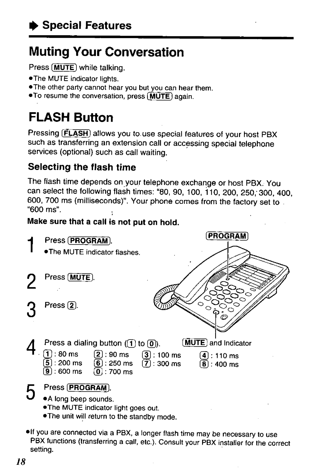 Radio Shack KX-TS105B, KX-TS105W manual 