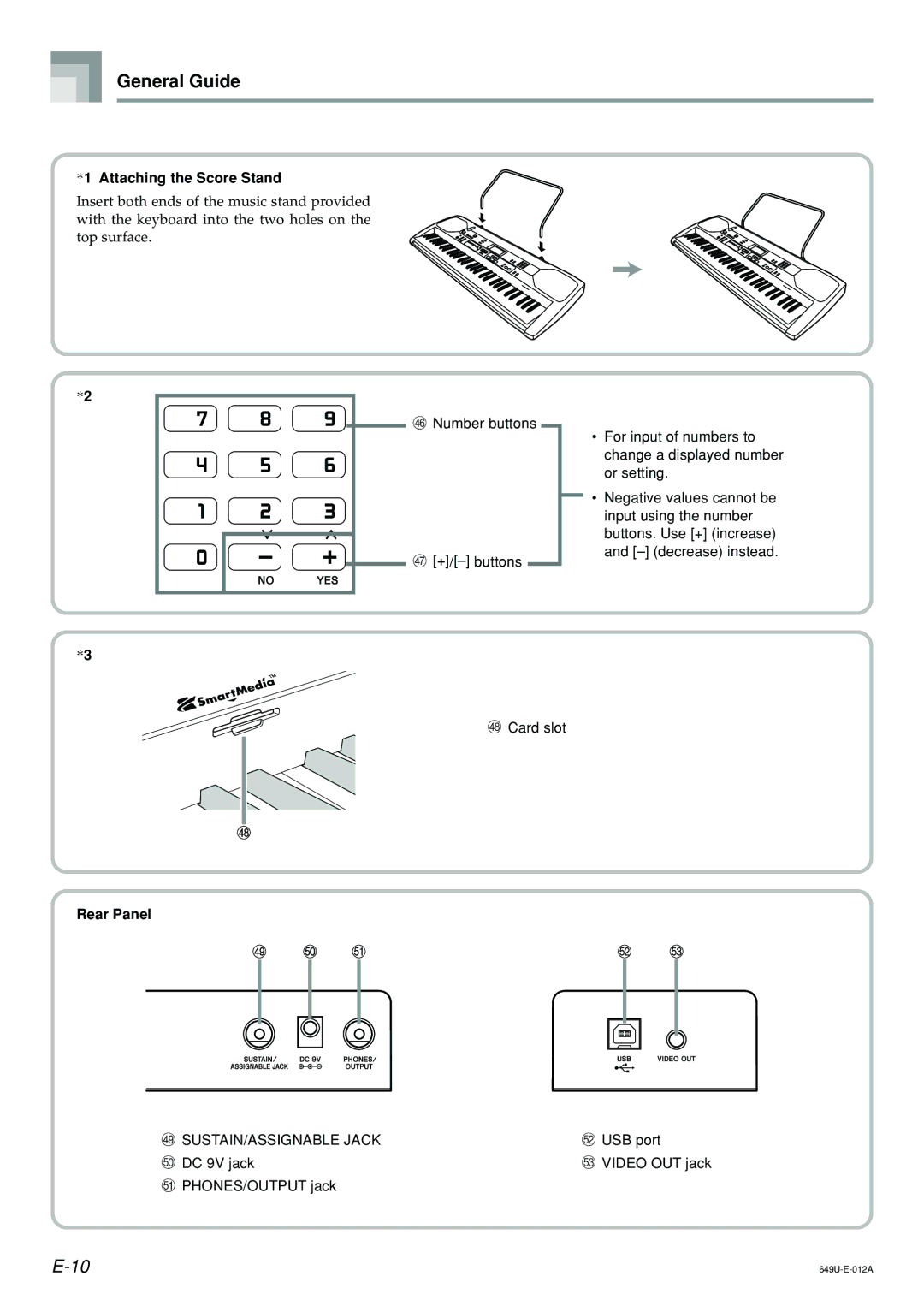 Radio Shack LK-1500 owner manual Rear Panel 