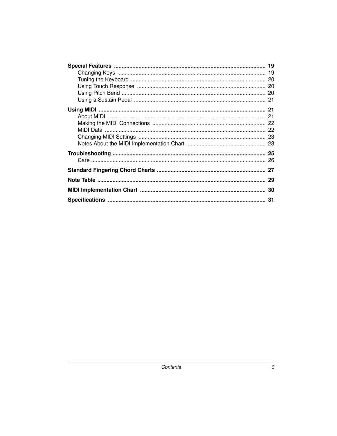 Radio Shack MD-1160 owner manual Special Features, Using Midi, Troubleshooting 