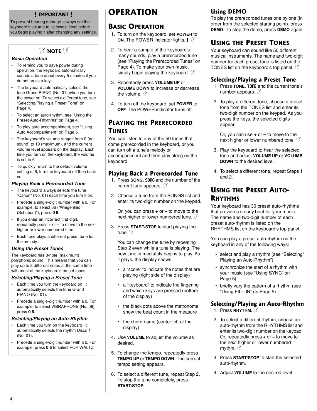 Radio Shack MD501 specifications 124#6+10, 5GNGEVKPI12NCKPIC2TGUGV6QPG, 5GNGEVKPI12NCKPICP#WVQ/4JVJO 