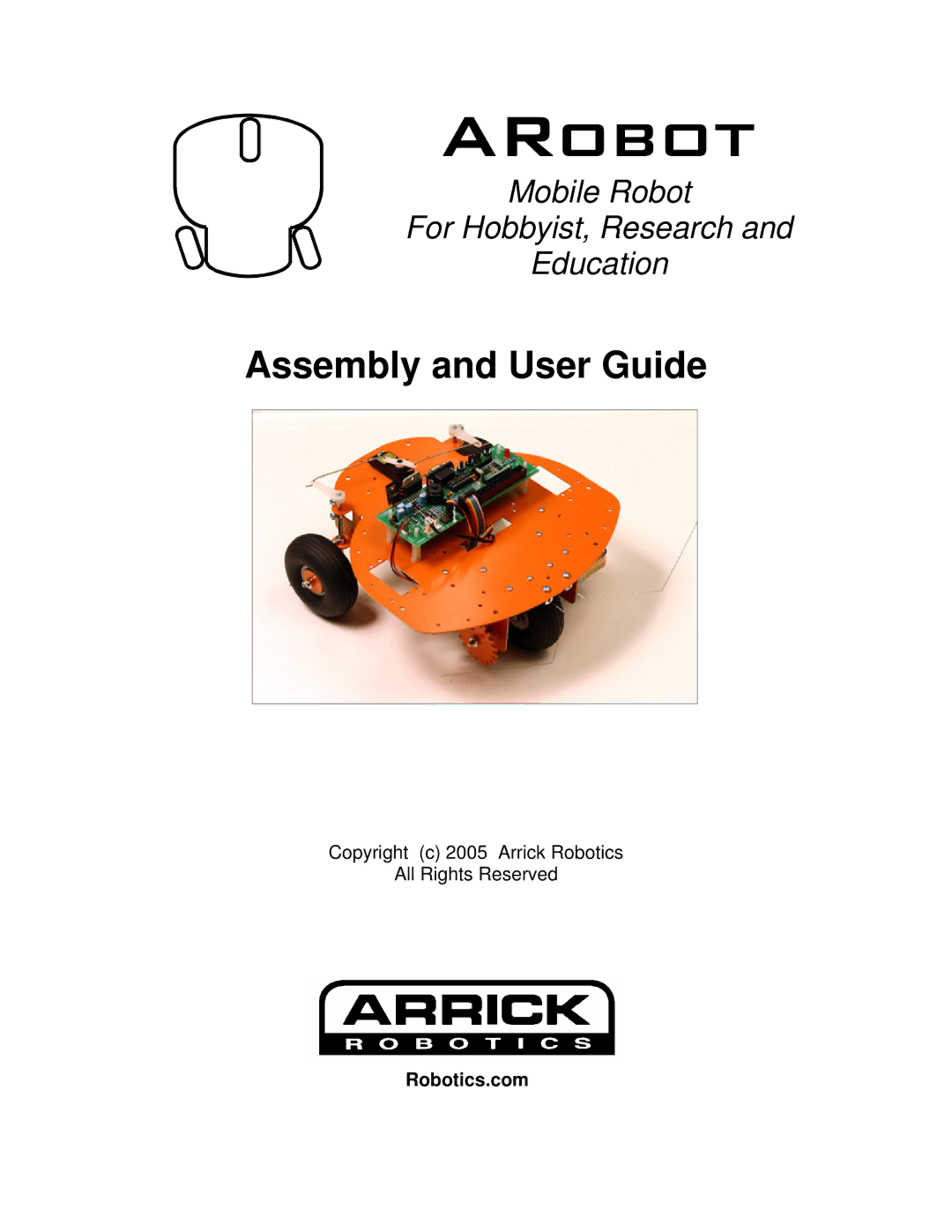 Radio Shack Mobile Robot manual Assembly and User Guide 