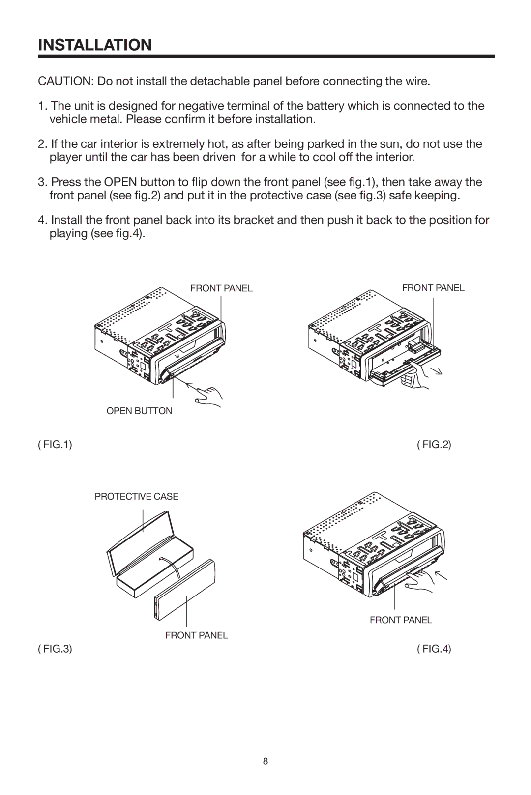 Radio Shack PLCD35 instruction manual Front Panel 