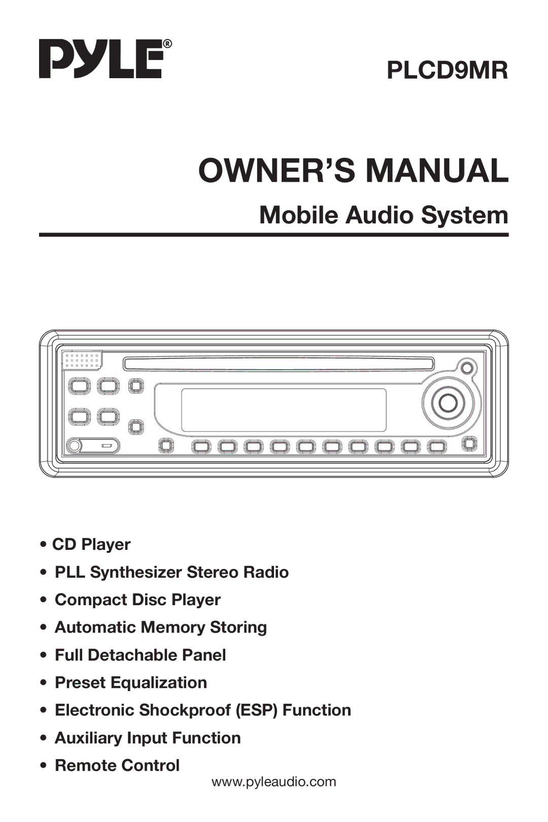 Radio Shack PLCD9MR owner manual 