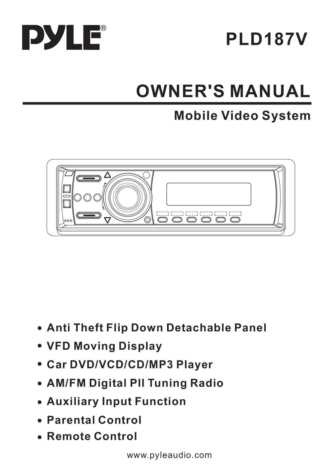 Radio Shack PLD187V owner manual 