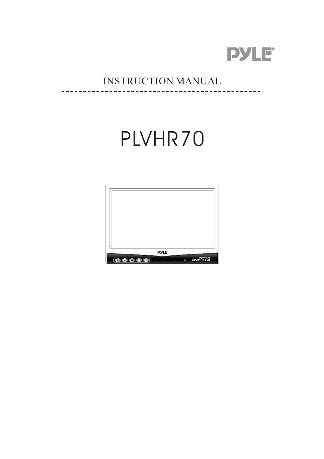 Radio Shack PLVHR70 instruction manual 