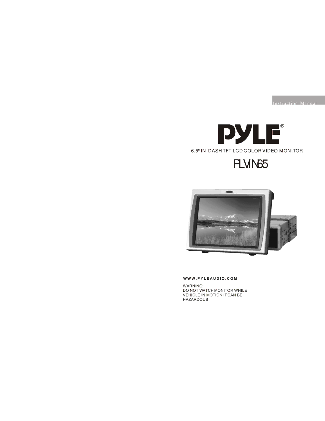 Radio Shack PLVIN65 instruction manual 