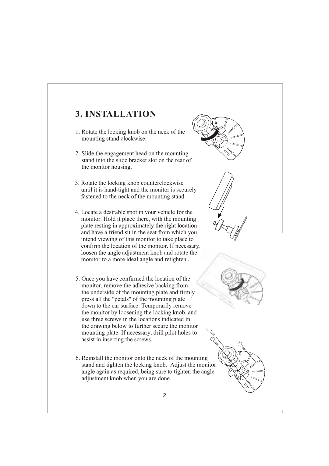 Radio Shack PLVSHR77 manual Installation 