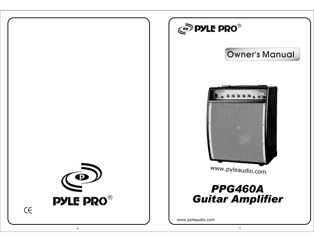 Radio Shack PPG460A owner manual Guitar Amplifier 