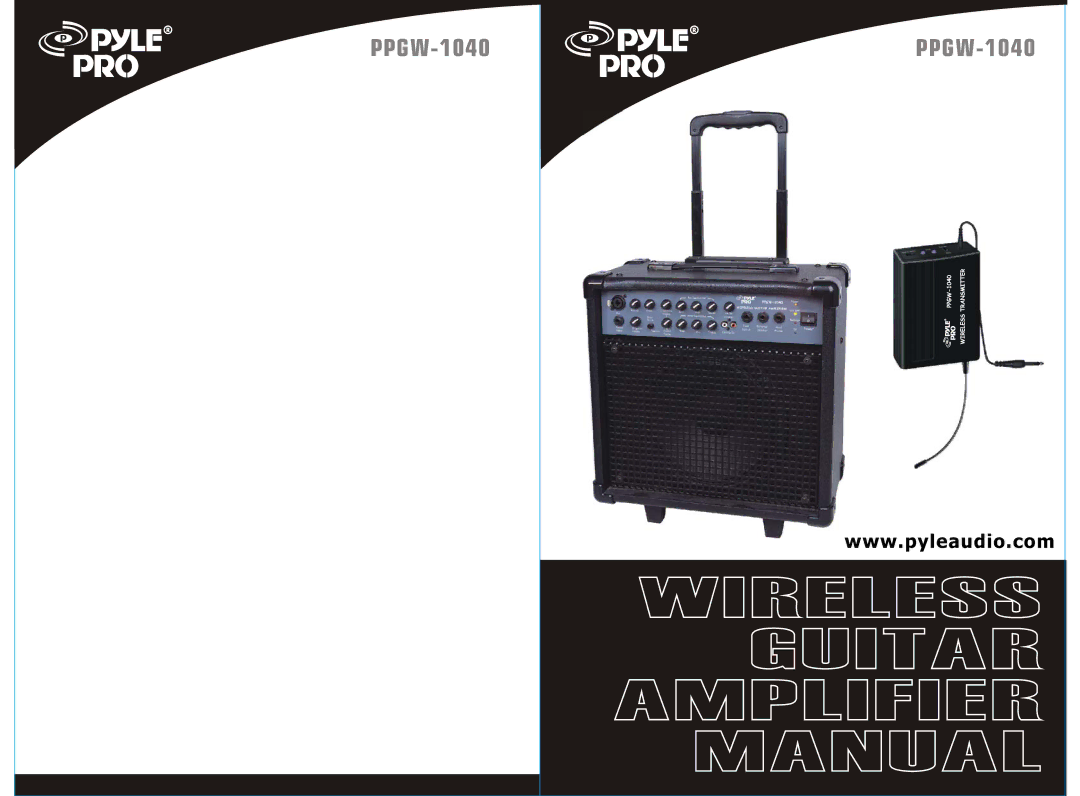 Radio Shack PPGW 1040 manual 