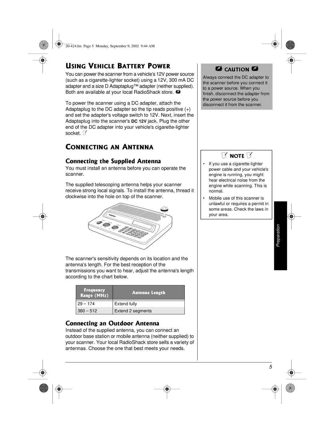 Radio Shack PRO-2018 manual QPPGEVKPIVJG5WRRNKGF#PVGPPC, QPPGEVKPICP1WVFQQT#PVGPPC 