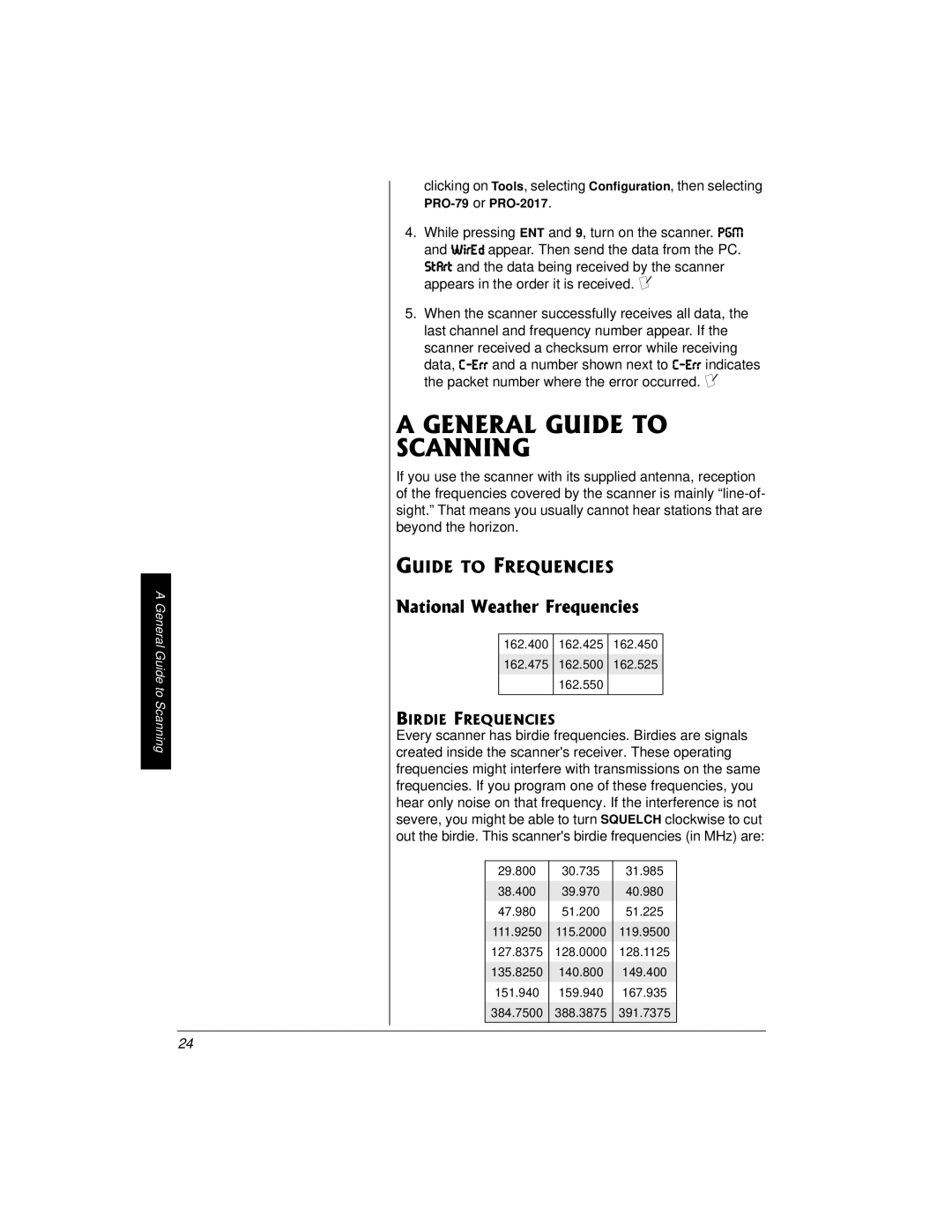 Radio Shack PRO-2018 owner manual #04#.7+&61 5%#00+0, 0CVKQPCN9GCVJGTTGSWGPEKGU 