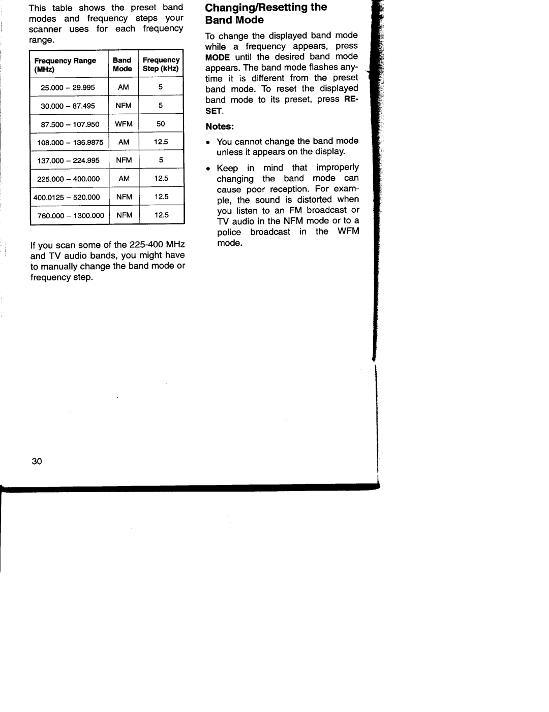 Radio Shack Pro-2035 manual 