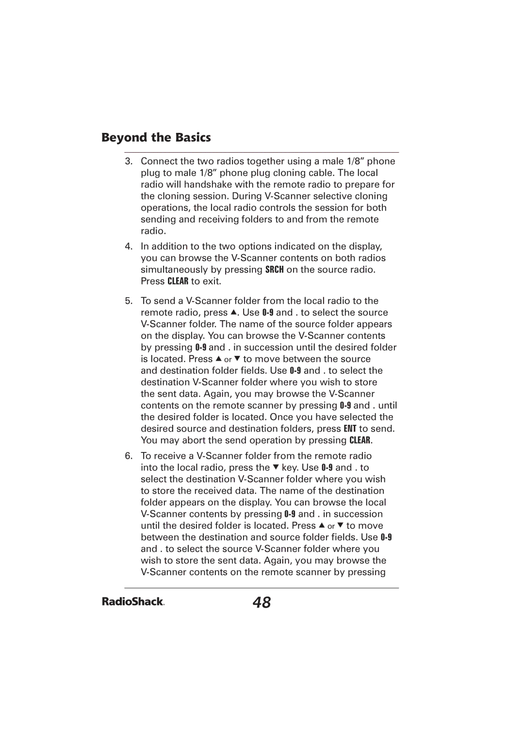 Radio Shack PRO-2096 manual Beyond the Basics 