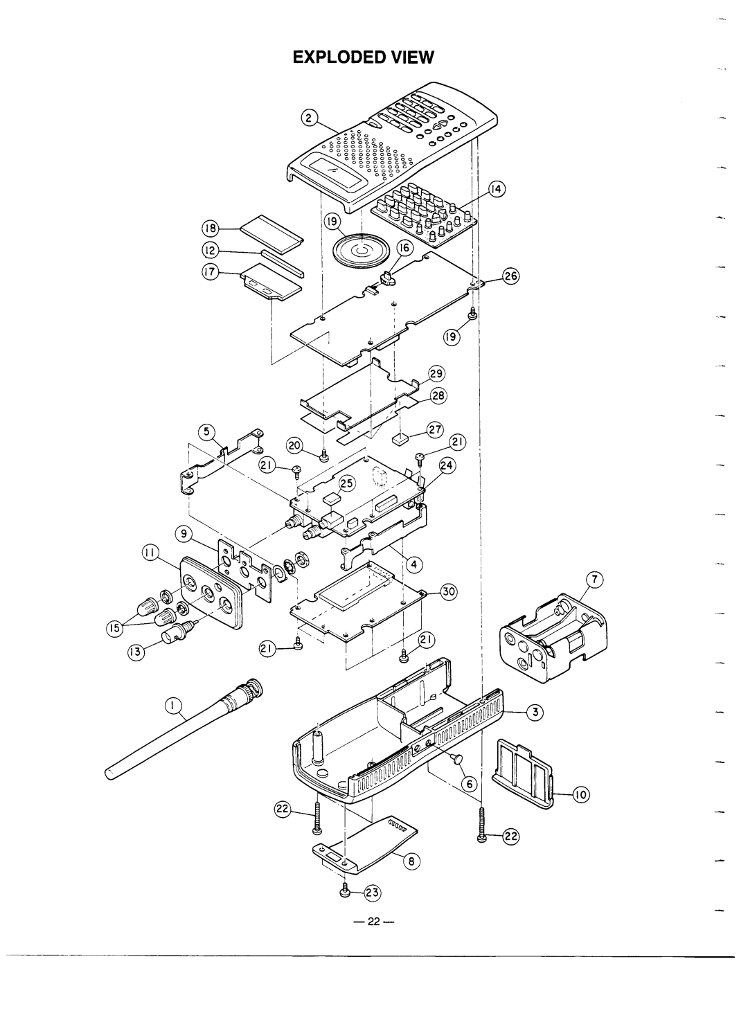 Radio Shack Pro-60 manual 