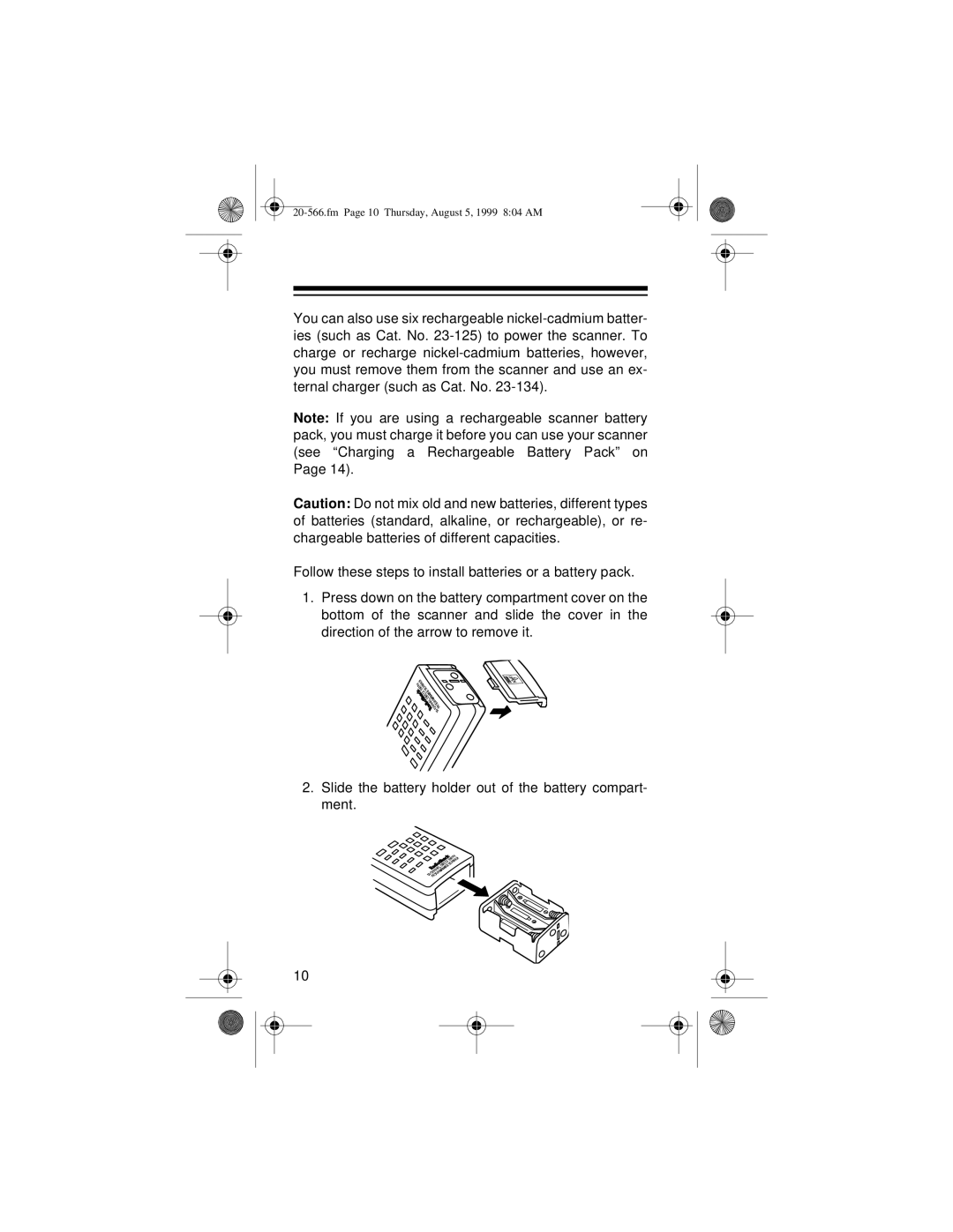 Radio Shack PRO-72 owner manual Fm Page 10 Thursday, August 5, 1999 804 AM 