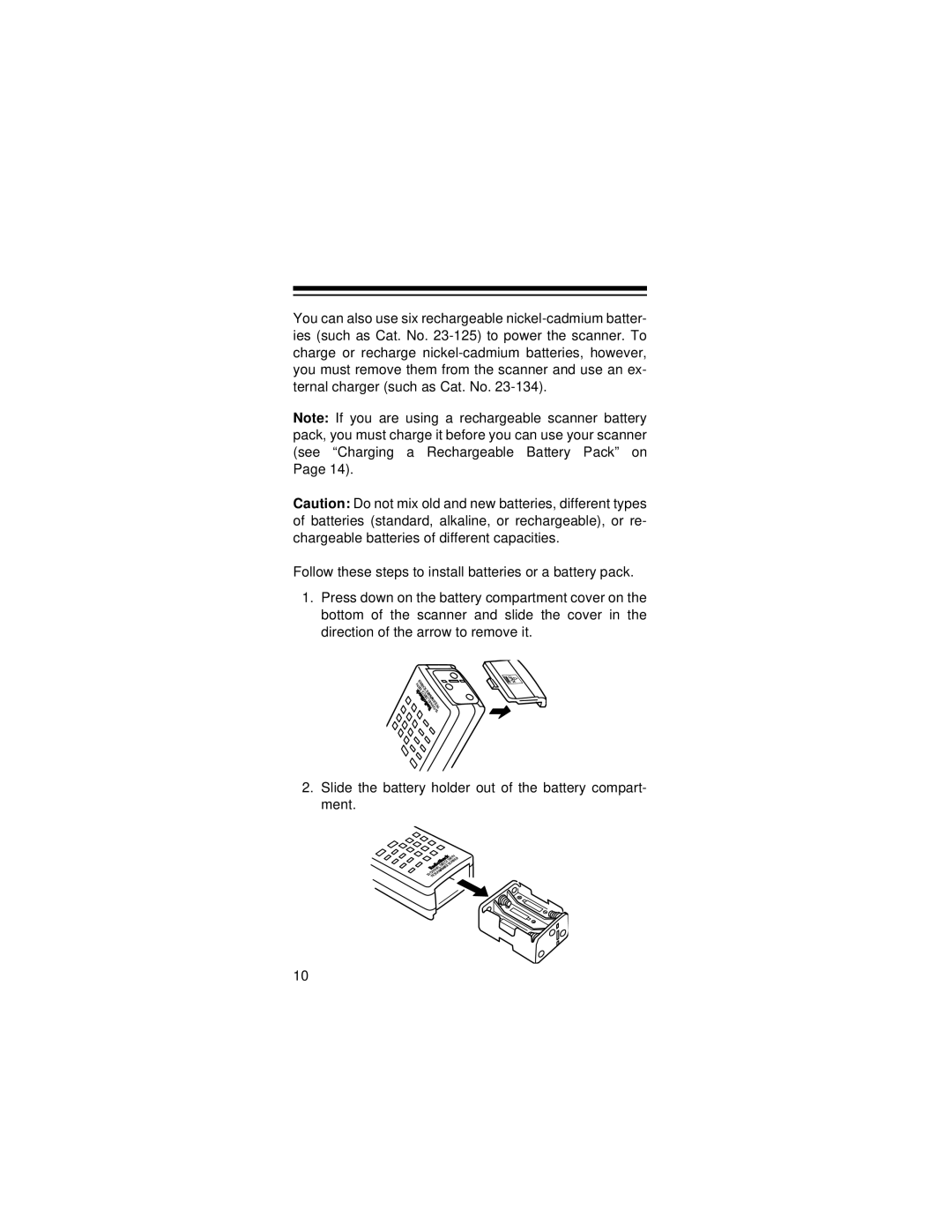 Radio Shack PRO-72 owner manual 