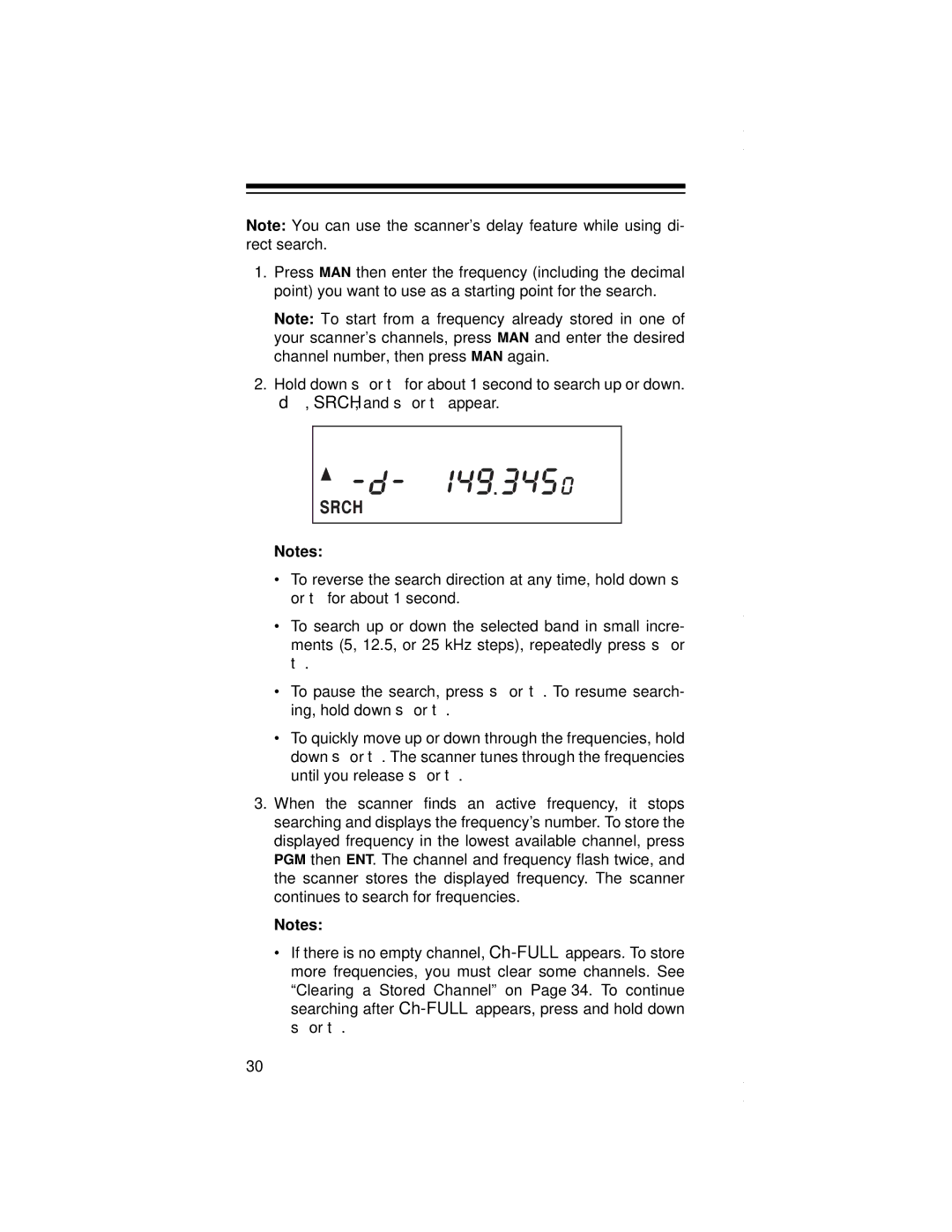 Radio Shack PRO-79 owner manual 