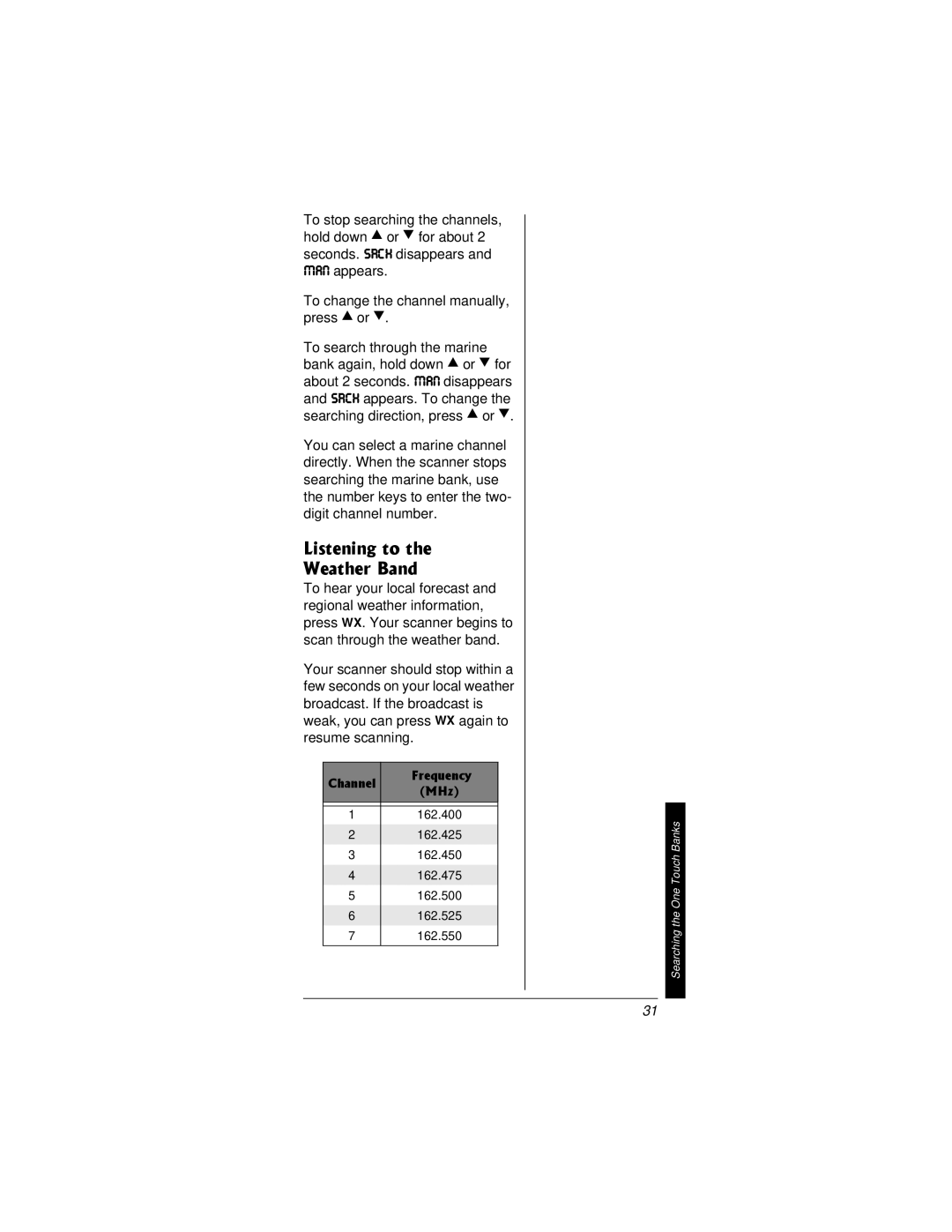 Radio Shack PRO-82 manual Kuvgpkpivqvjg 9GCVJGT$CPF 